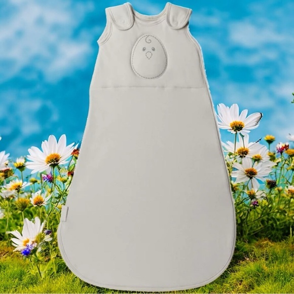 Nested Bean Gently Weighted Zen Sleepsack in Heathered Grey Unisex Size 6-24mo - Picture 1 of 9